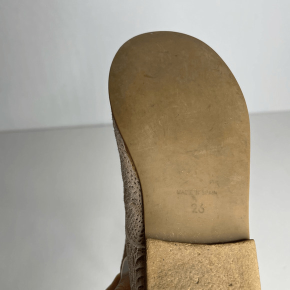 LOUIS & LOLA Handmade baby toddler lace up booties handmade metallic EUR 26 US 9 - Picture 6 of 7